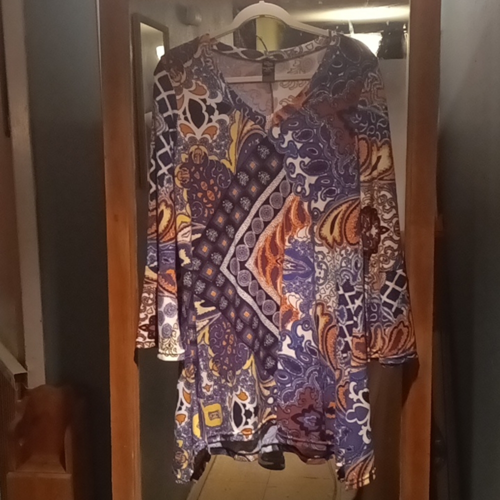 Win Win flare bottom tunic/dress